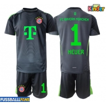 Bayern Munich Manuel Neuer #1 Torwart Auswärts Trikotsatz Kinder 2025-26 Kurzarm (+ Kurze Hosen)